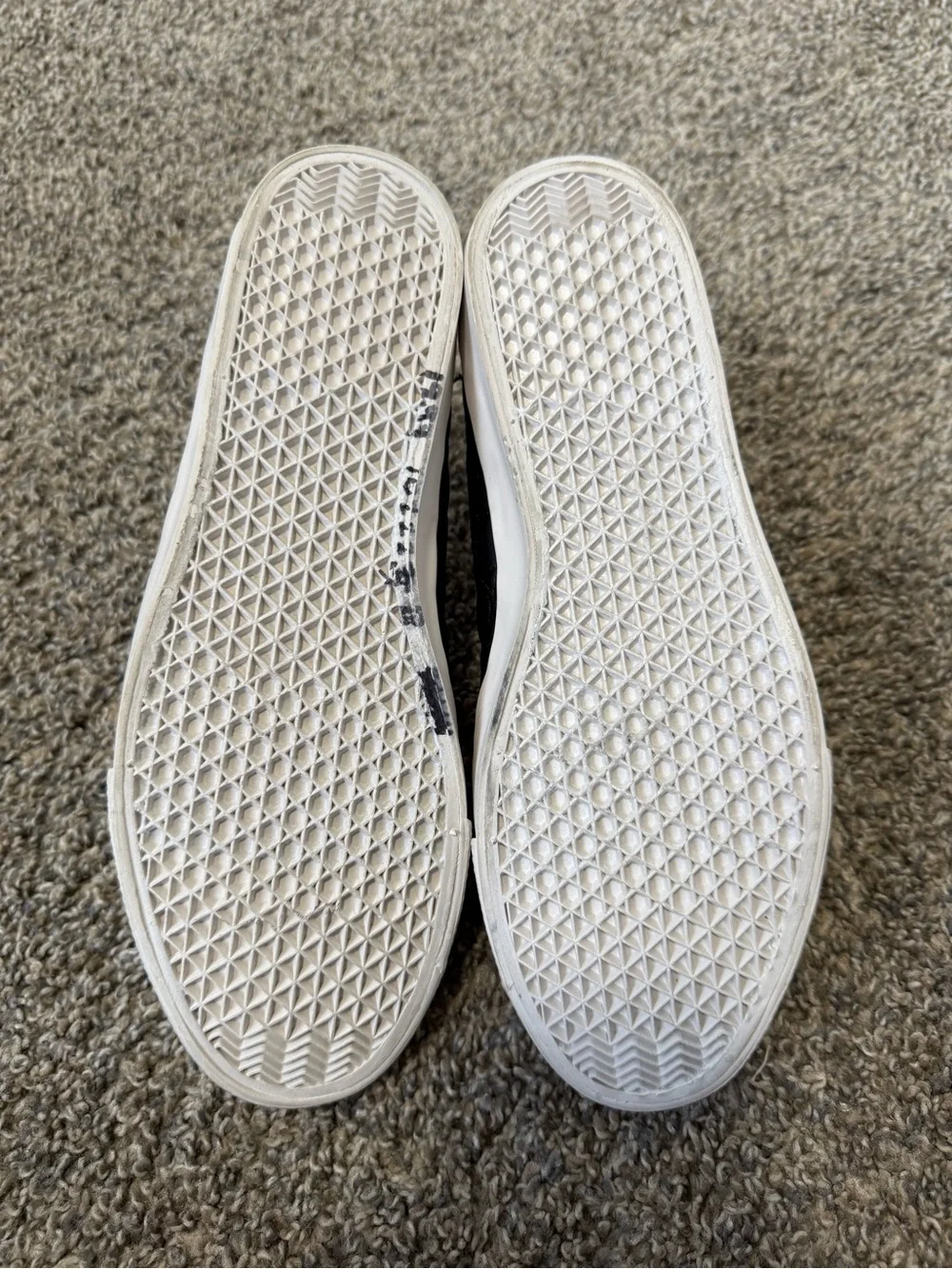 Disney Black Quilted Mickey Slip-On Shoes with White Trim - Picture 4 of 5